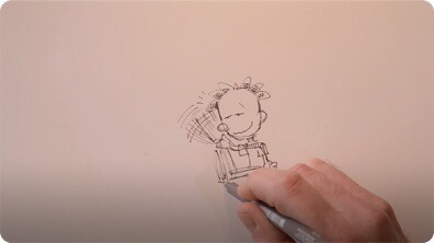 Drawing Big Nate: The Soda Bottle