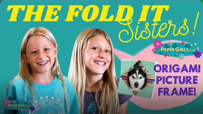 The Fold It Sisters: Origami Picture Frame