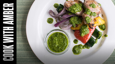 Cilantro Chimichurri Sauce | Cook With Amber