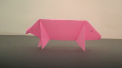Origami Pig