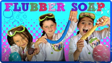 Flubber Soap for Kids!  Learn How To Make Fun Squishy Soap!