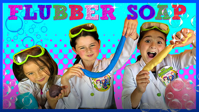 Flubber Soap for Kids!  Learn How To Make Fun Squishy Soap!
