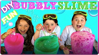 How To Make FUN BUBBLING SLIME!