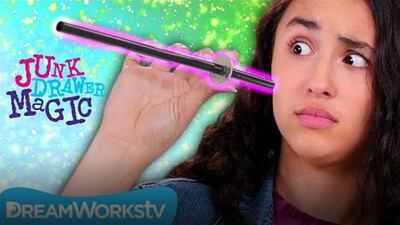 Straw Through Quarter Trick | JUNK DRAWER MAGIC