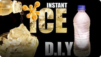 d'Art of Science: How to Make Instant Ice in a Bottle