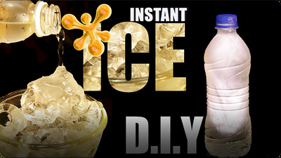 d'Art of Science: How to Make Instant Ice in a Bottle