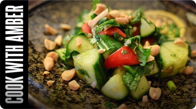 Refreshing Thai Cucumber Salad | Cook With Amber