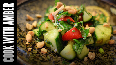 Refreshing Thai Cucumber Salad | Cook With Amber