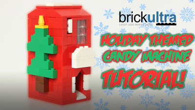 Holiday Themed LEGO Candy Machine Tutorial Instructions