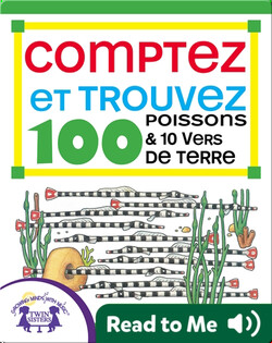 Comptez et Trouvez 100 Poissons et 10 Vers de Terre