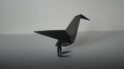 Origami Raven