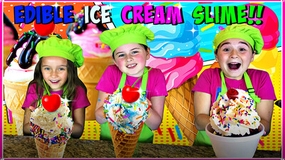 How To Make Edible ICE CREAM SLIME!