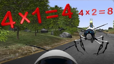 Four Times Table with Robot Wasp
