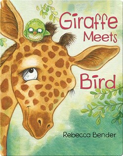 Giraffe Meets Bird