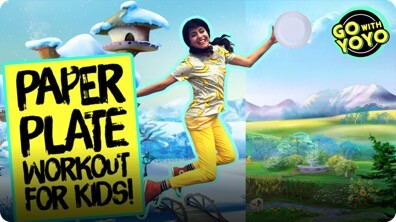 GO With YOYO: Paper Plate Winter Exercise