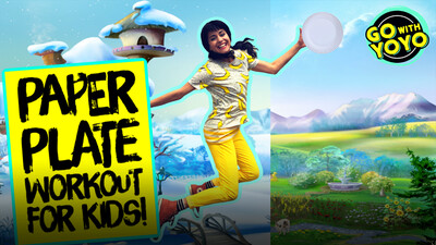 GO With YOYO: Paper Plate Winter Exercise