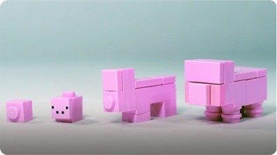 How To Build LEGO Minecraft Pig