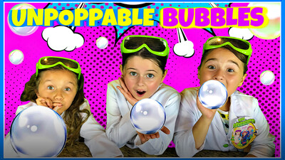 DIY Bubbles for Kids - MAGIC No Pop Bubbles! | Kids Fun Activities