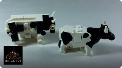 How To Build a LEGO Cow