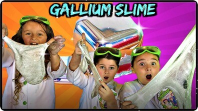 GALLIUM SLIME - Cool STEEL Slime That Melts in Your Hands!
