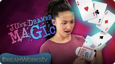 Deck of Cards Out of Nowhere Trick | JUNK DRAWER MAGIC