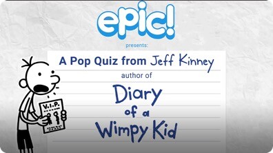 A Pop Quiz from Jeff Kinney