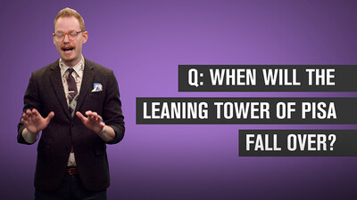 When Will the Leaning Tower of Pisa Topple?