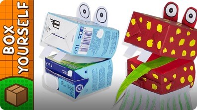 Cardboard Hand Puppet - Crafts Ideas For Kids