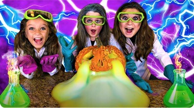 Oozing PUMPKIN Experiment | Easy Science Experiments for Kids