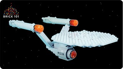 How To Build LEGO Space Ship - USS Enterprise from Star Trek
