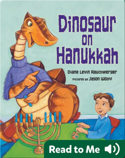 Dinosaur on Hanukkah
