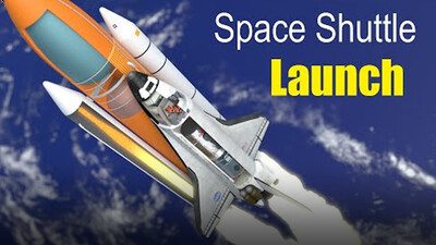 How did the Space Shuttle launch work?