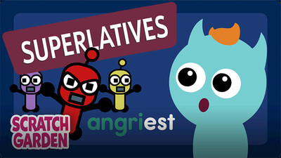 Monsters Learn English - Superlatives REAL