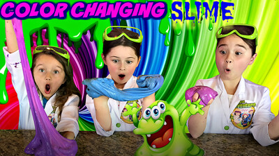 HEAT ACTIVATED SLIME!  How to Make Color Changing Slime