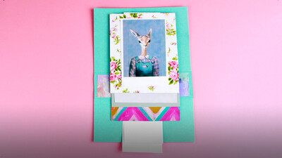 DIY Waterfall Greeting Card