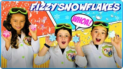 Frozen Activities: Fizzy Snowflake Science Experiment
