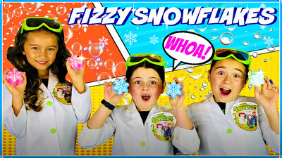 Frozen Activities: Fizzy Snowflake Science Experiment