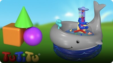 Learning Shapes with TuTiTu Bath Time Toy