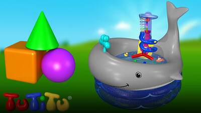 Learning Shapes with TuTiTu Bath Time Toy