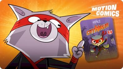 Cat Ninja Motion Comic 1: The Great Hamster Heist!