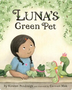 Luna's Green Pet