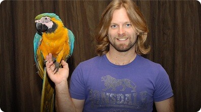 This bloke saves injured birds and teaches them to fly again!