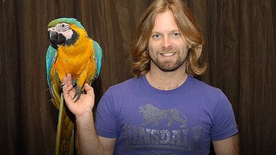 This bloke saves injured birds and teaches them to fly again!