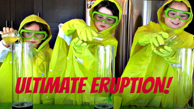 How to Make a Volcano Eruption! Kids Science Experiments