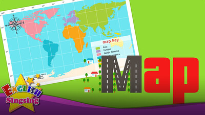 Kids vocabulary: Map - Using a Map