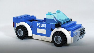 How To Build LEGO Police Car