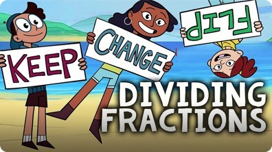 Dividing Fractions with Keep Change Flip