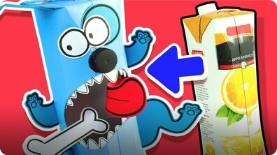 CRAZY DOG Made with Juice Carton