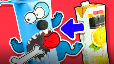 CRAZY DOG Made with Juice Carton