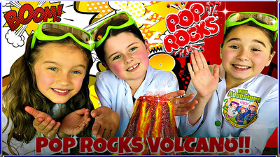 Volcano Eruption Science Experiment!